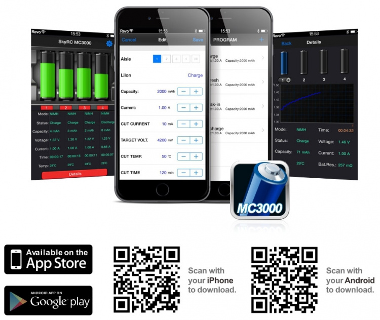 SkyRC MC3000 Laddare 11-18V/4A