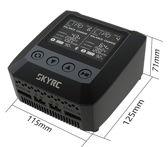 SkyRC B6 Nano Duo Laddare, 1-6S 240v 2x100W