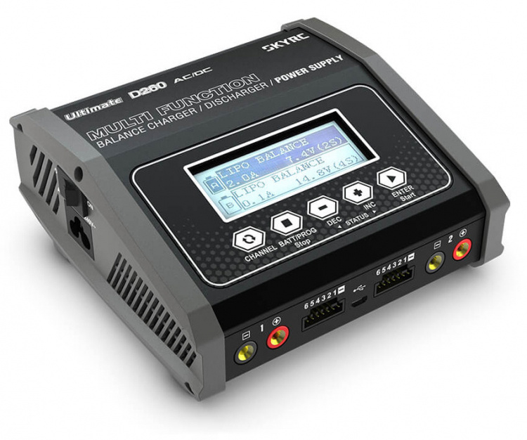 SkyRC D260 Ultimate Duo Laddare 2x130W, 240VAC, 14A
