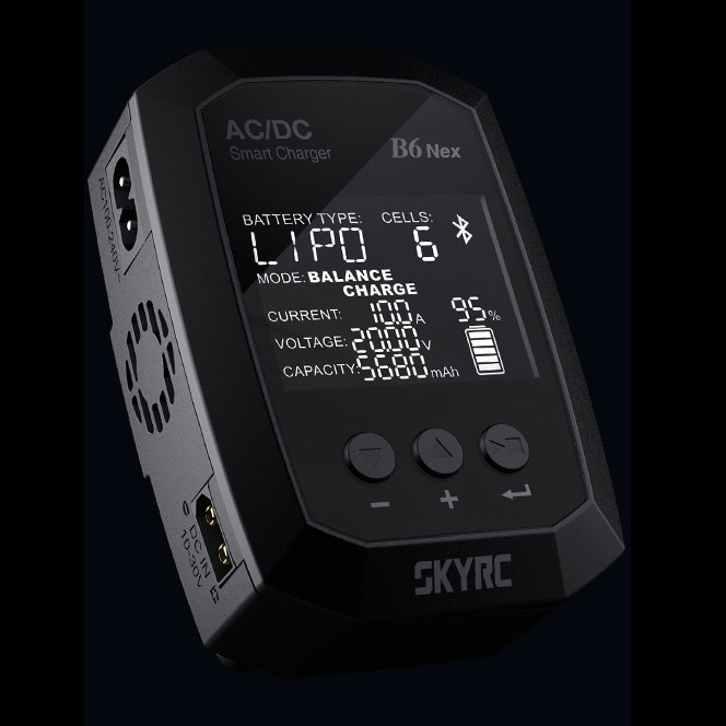 SkyRC B6 Nex Laddare LiPo/LiFe/LiHV 1-6S, NiMH 50W 240AC