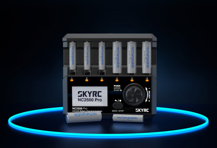 SkyRC NC2500 Laddare NiMH AA/AAA 0,1-2,5A 240AC