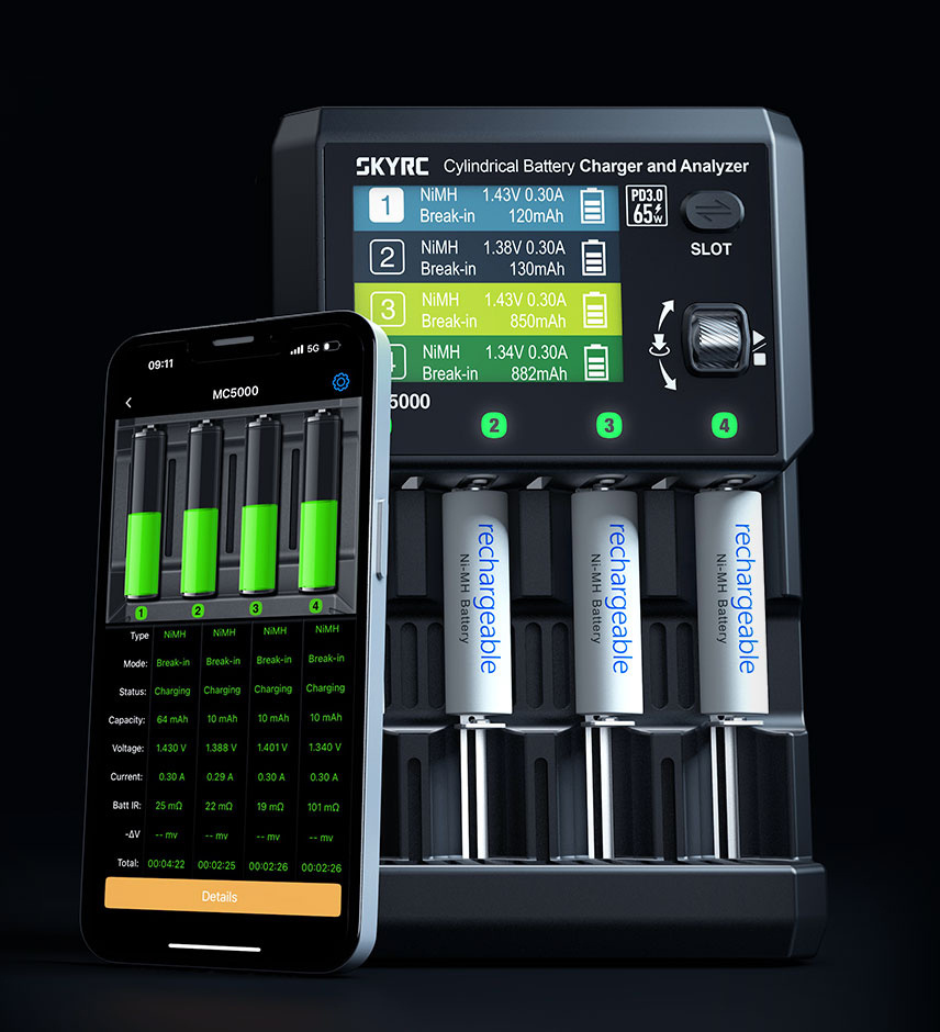 SkyRC MC5000 AA/AAA Laddare NiMH/Li-ion