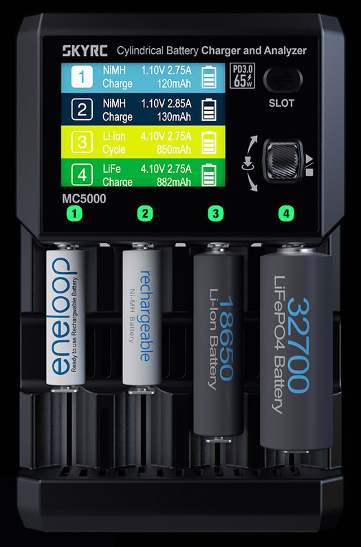 SkyRC MC5000 AA/AAA Laddare NiMH/Li-ion