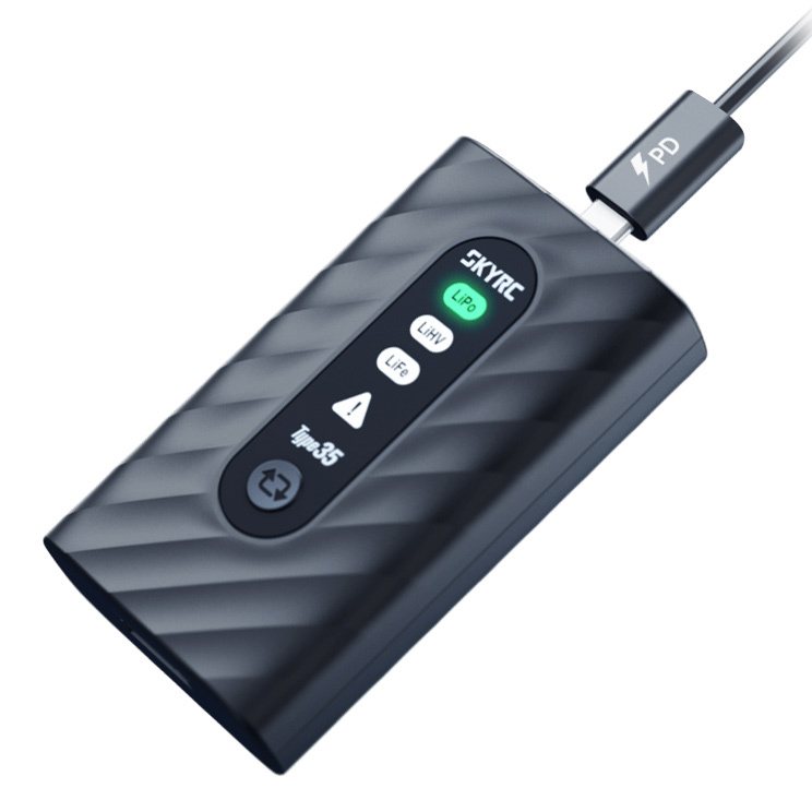 SkyRC Type35 LiPo/LiHV/LiFe 2-4s 35W Laddare för USB-C PD