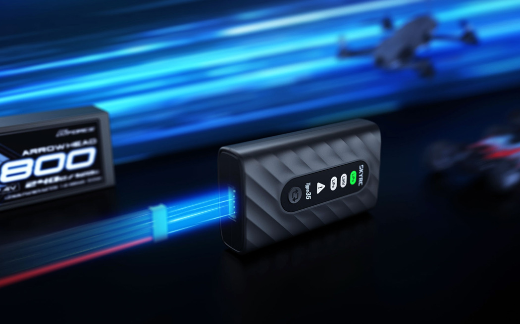 SkyRC Type35 LiPo/LiHV/LiFe 2-4s 35W Laddare för USB-C PD