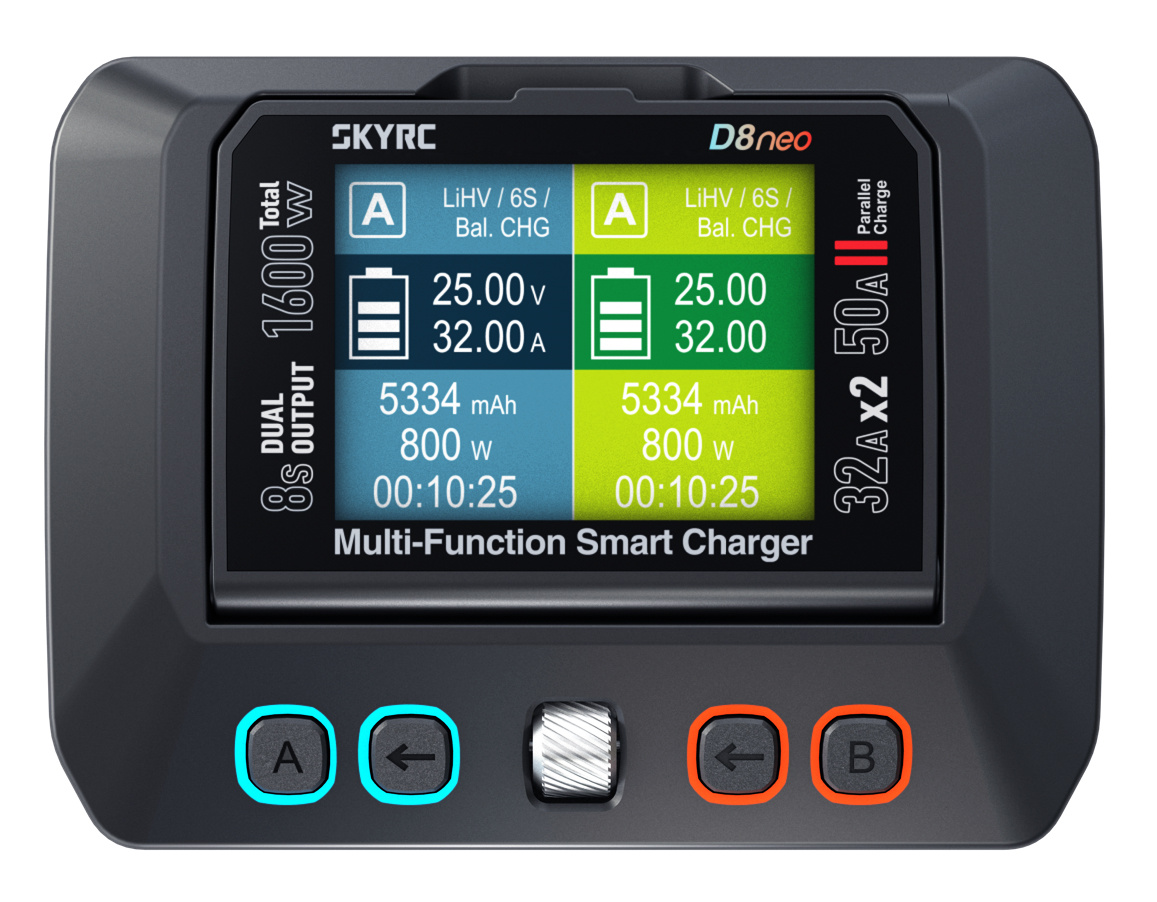 SkyRC D8neo Smart Balance Dual Laddare 1600W