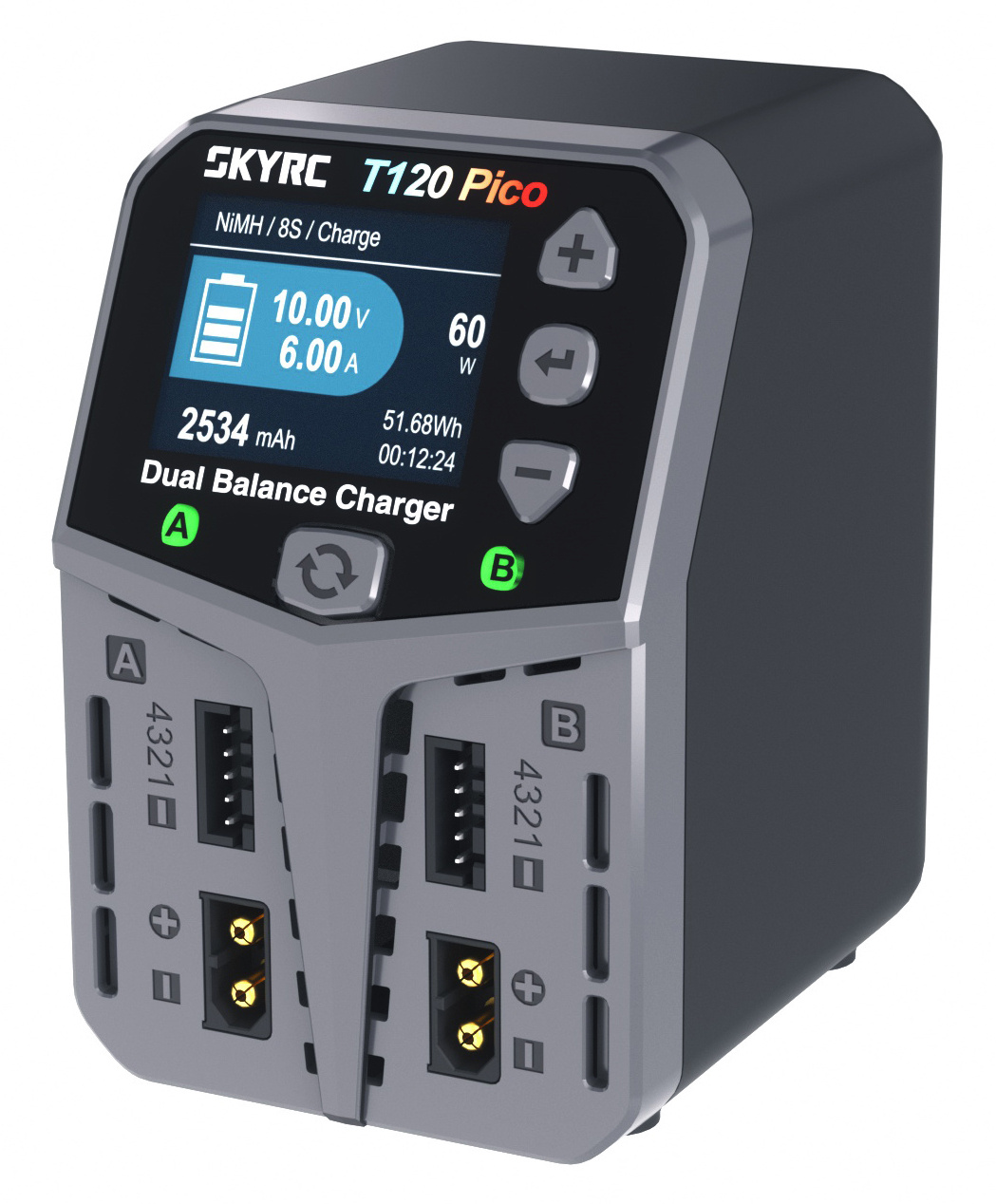 SkyRC T120 Pico Laddare 240VAC 2x60W