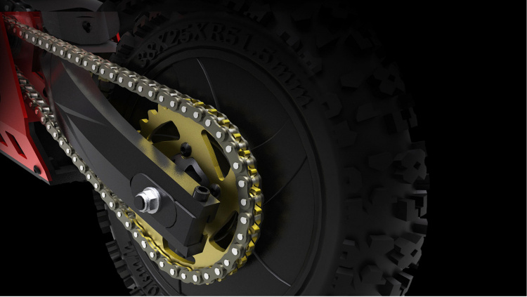 SkyRC SR5 Super Rider 1/4 Motorcykel RTR