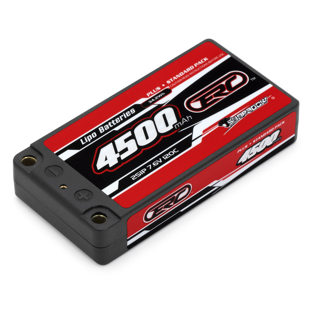 Sunpadow Li-Po Batteri 2S 7.6V 4500mAh 120C HV Hard 5mm Shorty LCG