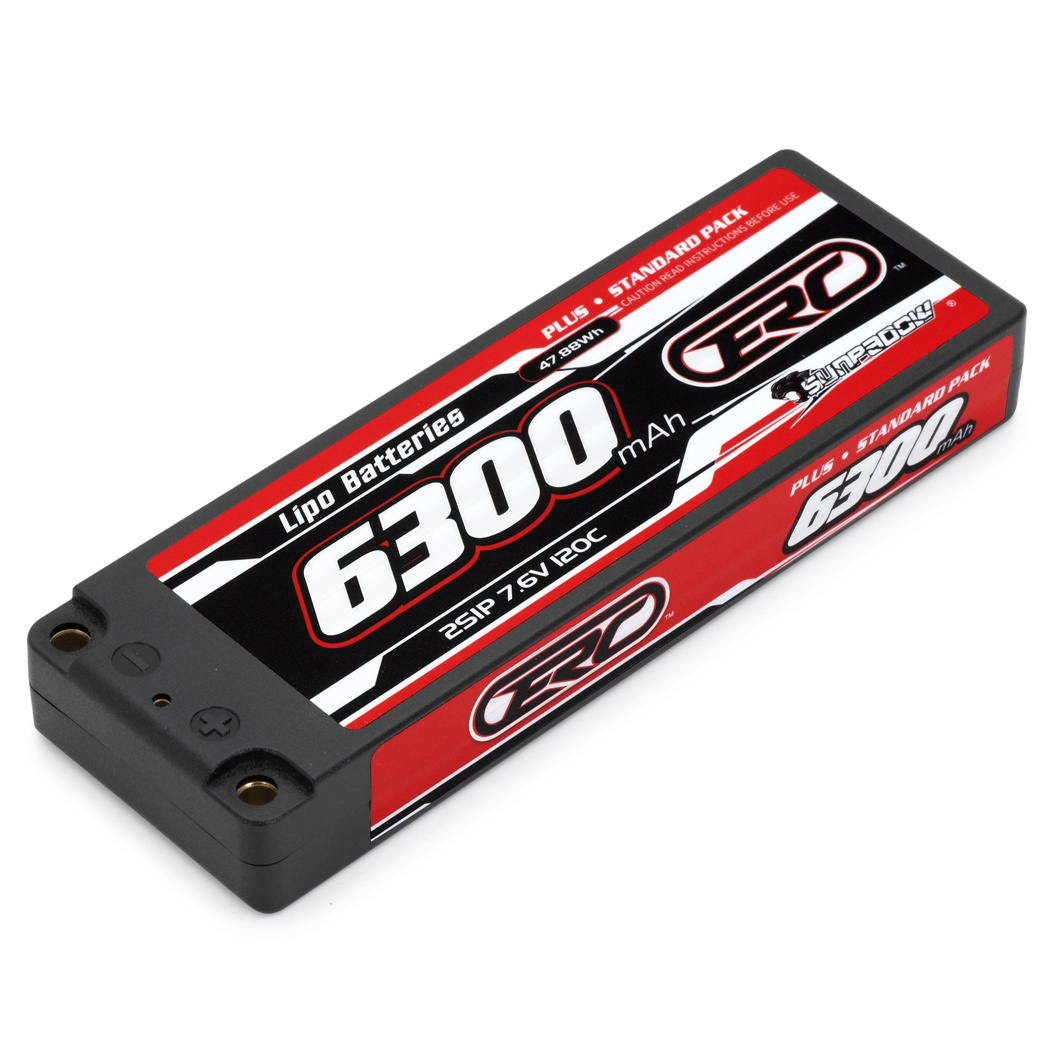 Sunpadow Li-Po Batteri 2S 7.6V 6300mAh 120C HV Hard 5mm LCG