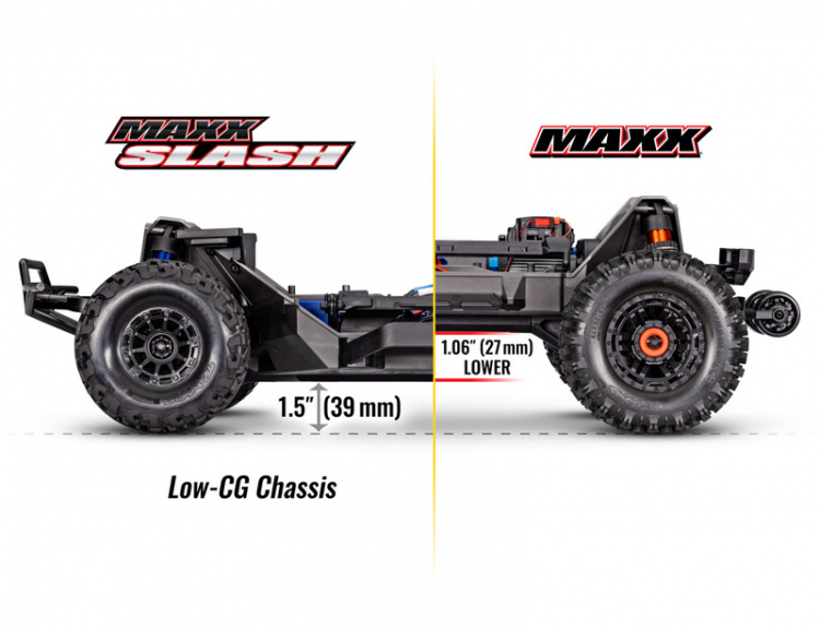 Traxxas Maxx Slash VXL-6s Short Course Truck Blå