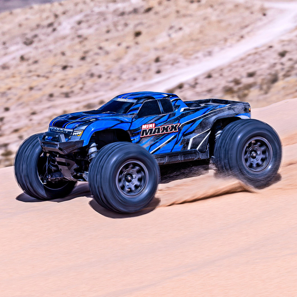 Traxxas Mini MAXX BL-2s Blå 