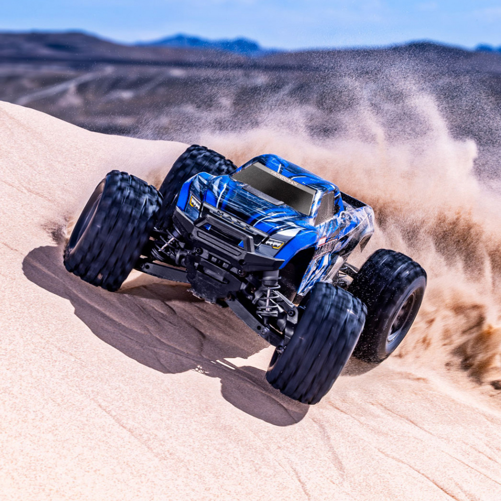 Traxxas Mini MAXX BL-2s Blå 