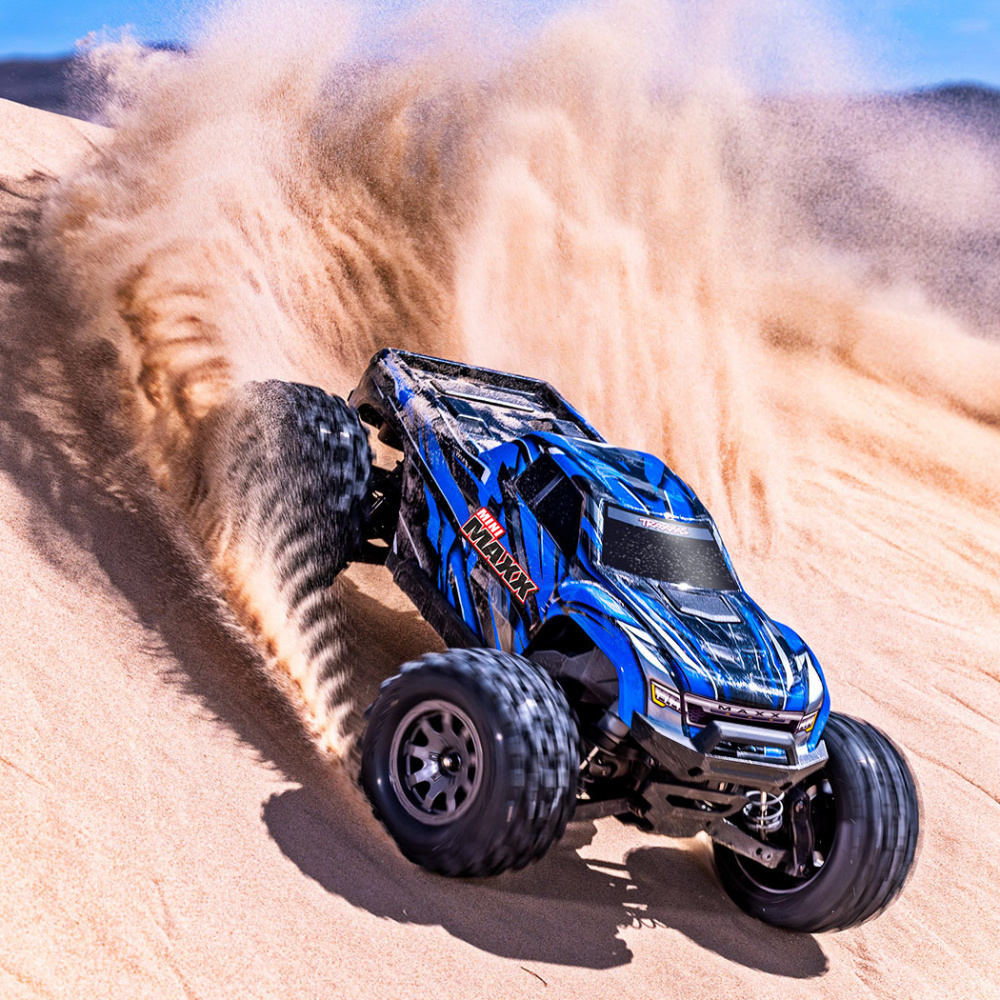 Traxxas Mini MAXX BL-2s Blå 
