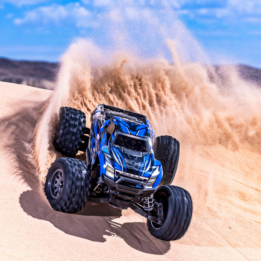 Traxxas Mini MAXX BL-2s Blå 