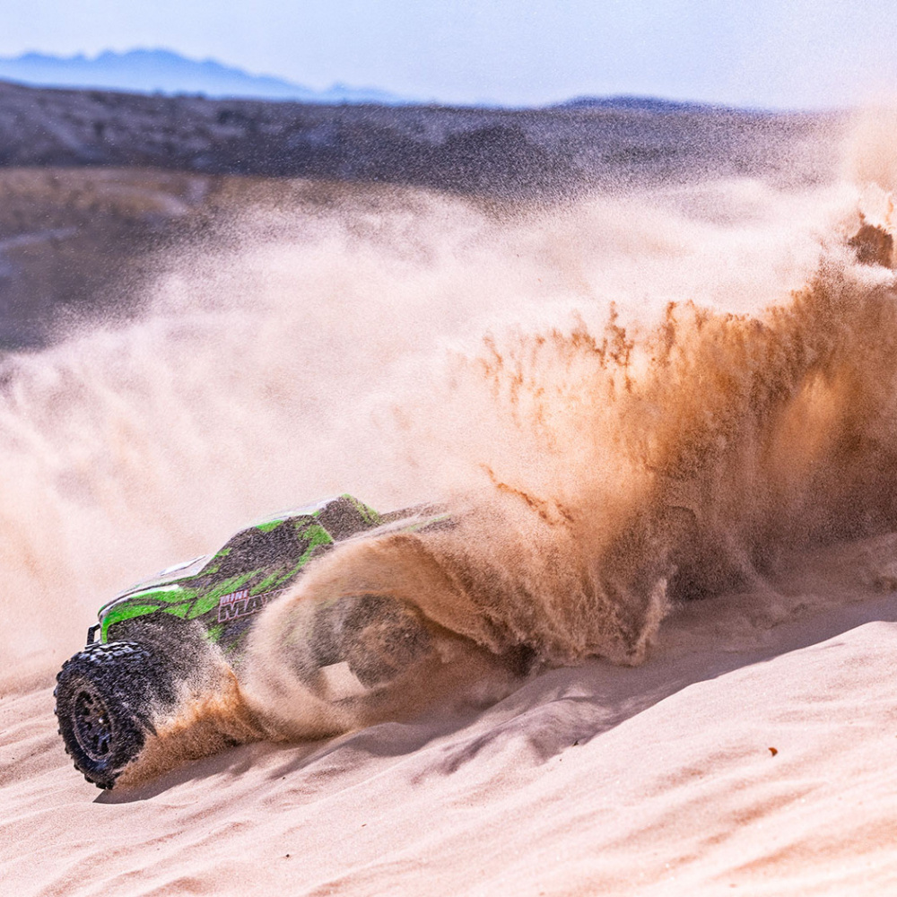 Traxxas Mini MAXX BL-2s Grön