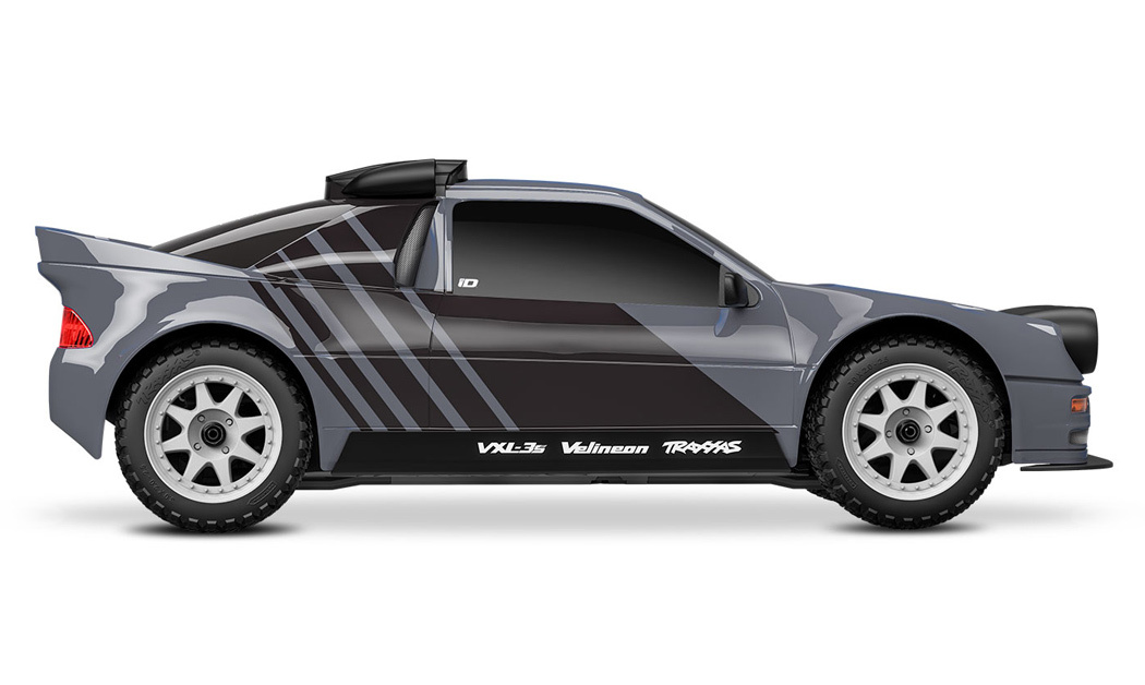 Traxxas Mini Rally Ford RS200 RTR TQi VXL-3s Grå - USB-C Laddare / 2s LiPo