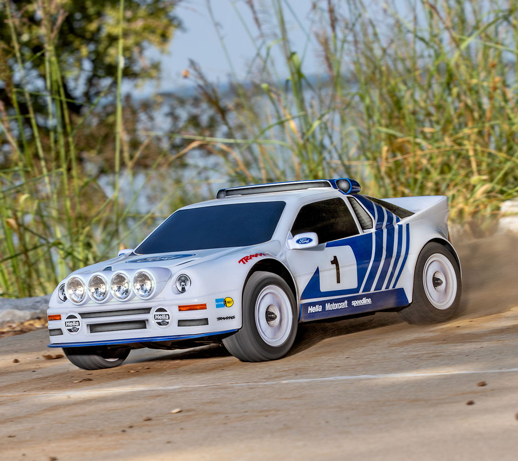Traxxas Mini Rally VXL-3s Ford RS200 RTR TQi - USB-C Laddare / 2s LiPo
