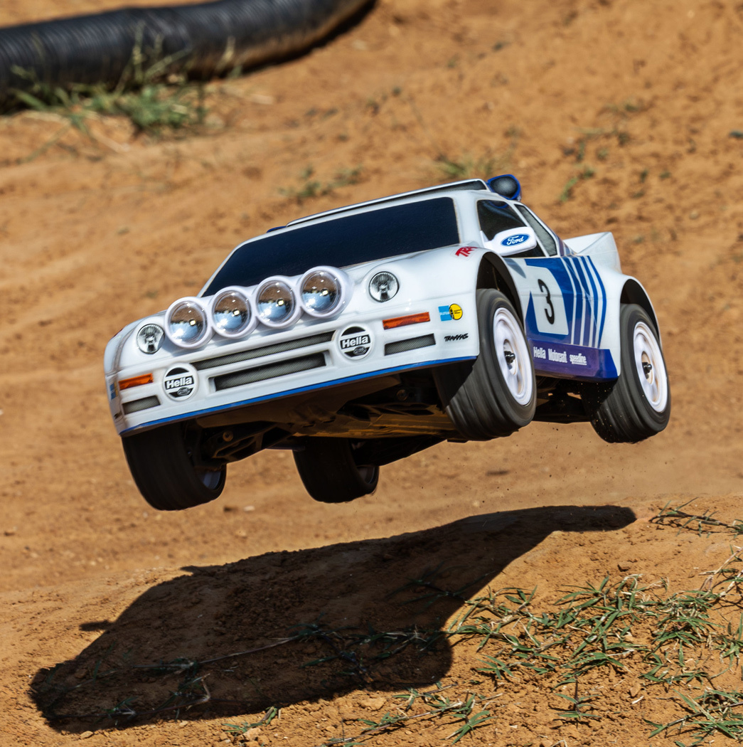 Traxxas Mini Rally VXL-3s Ford RS200 RTR TQi - USB-C Laddare / 2s LiPo