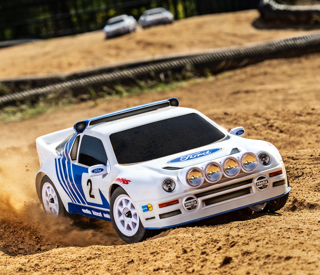 Traxxas Mini Rally VXL-3s Ford RS200 RTR TQi - USB-C Laddare / 2s LiPo