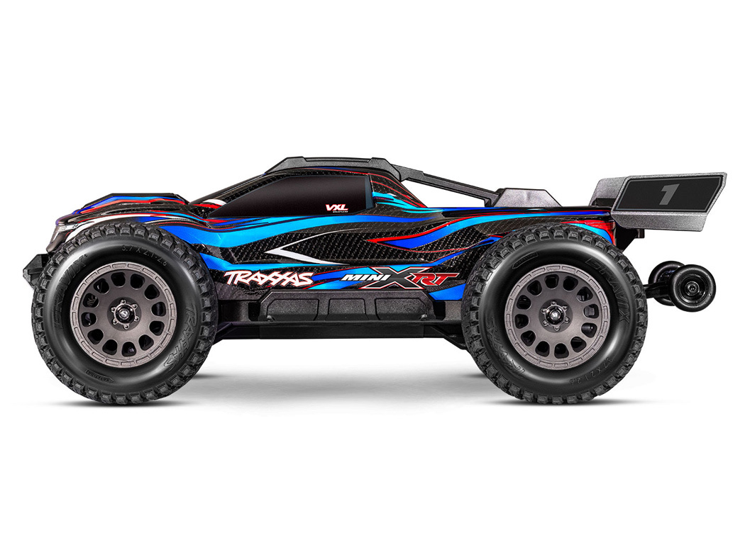 Traxxas Mini XRT RTR TQi VXL-3s Blå - USB-C Laddare / 2s LiPo
