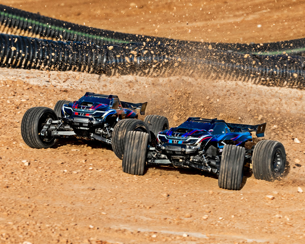 Traxxas Mini XRT RTR TQi VXL-3s Blå - USB-C Laddare / 2s LiPo