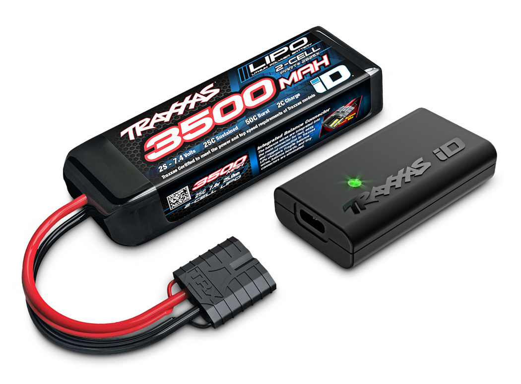 Traxxas Mini XRT RTR TQi VXL-3s Grön - USB-C Laddare / 2s LiPo