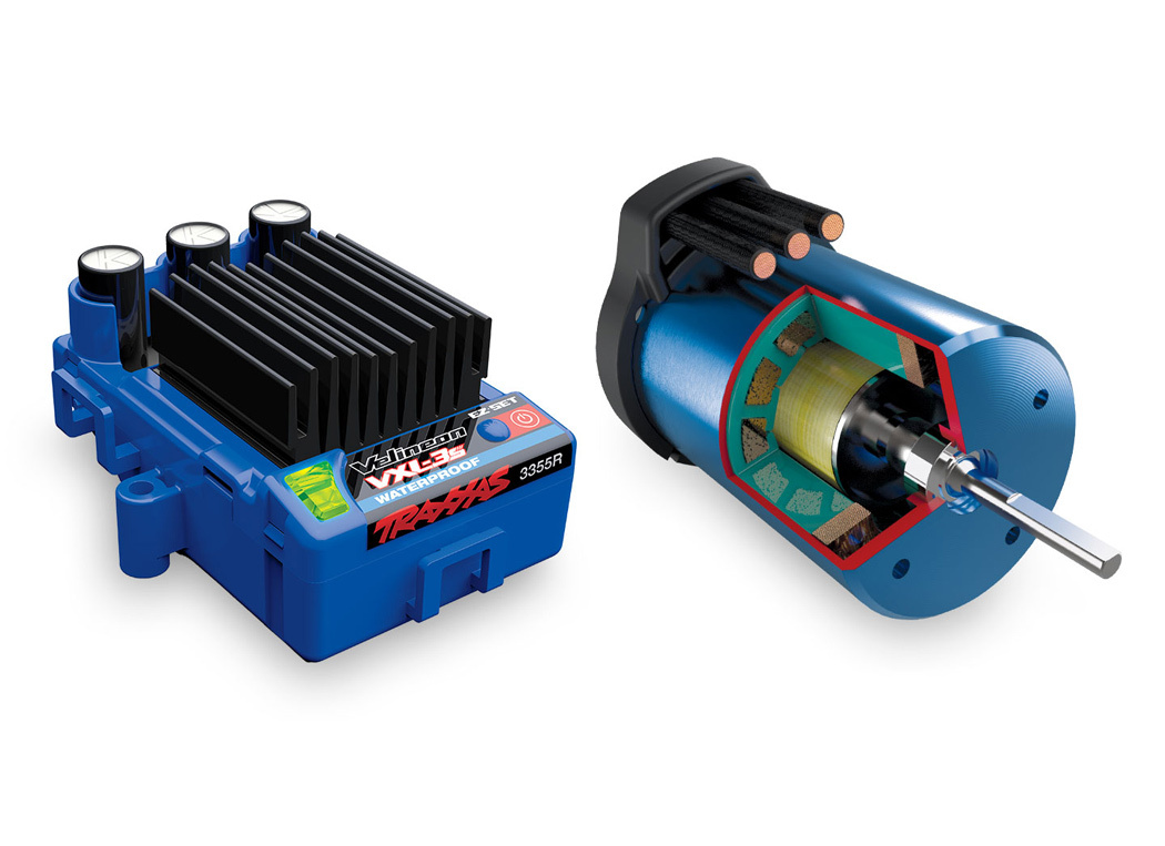 Traxxas Mini XRT RTR TQi VXL-3s Orange - USB-C Laddare / 2s LiPo