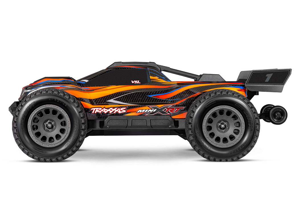 Traxxas Mini XRT RTR TQi VXL-3s Orange - USB-C Laddare / 2s LiPo