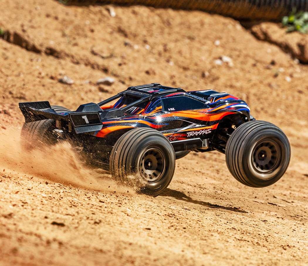 Traxxas Mini XRT RTR TQi VXL-3s Orange - USB-C Laddare / 2s LiPo