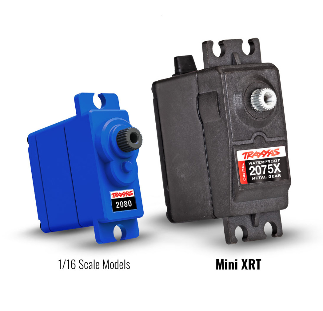 Traxxas Mini XRT RTR TQi VXL-3s Röd - USB-C Laddare / 2s LiPo