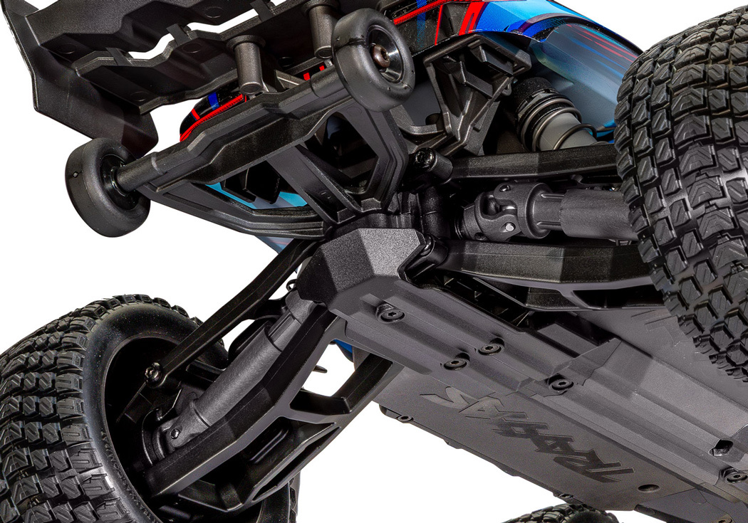Traxxas Mini XRT RTR TQi VXL-3s Röd - USB-C Laddare / 2s LiPo