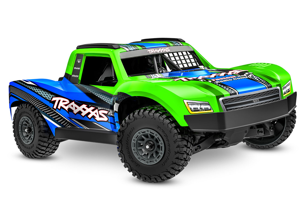 Traxxas Mini Slash 4x4 RTR TQ BL-2s Grön - USB-C Laddare / 2s LiPo