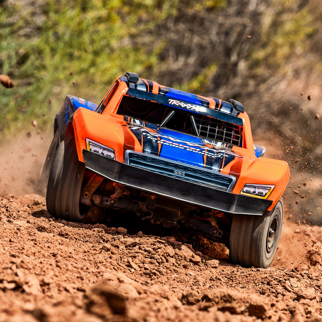 Traxxas Mini Slash 4x4 RTR TQ BL-2s Orange - USB-C Laddare / 2s LiPo