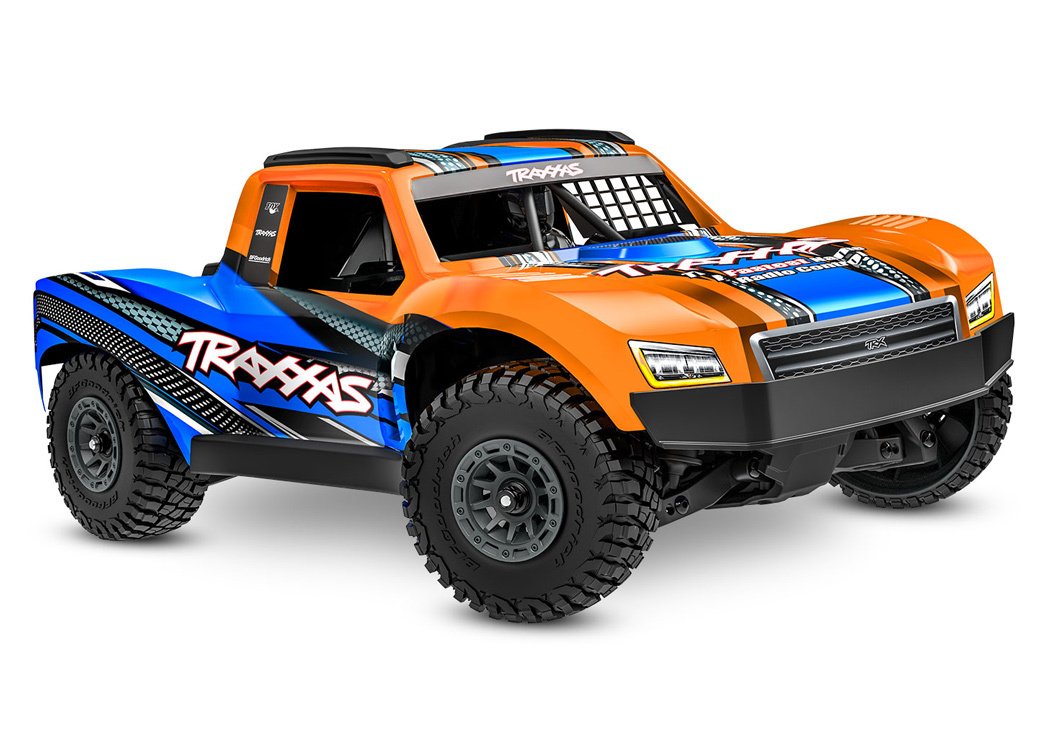 Traxxas Mini Slash 4x4 RTR TQ BL-2s Orange - USB-C Laddare / 2s LiPo