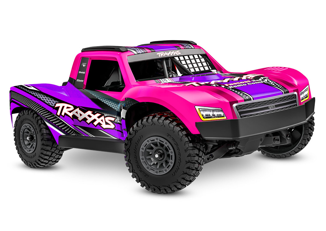 Traxxas Mini Slash 4x4 RTR TQ BL-2s Rosa - USB-C Laddare / 2s LiPo