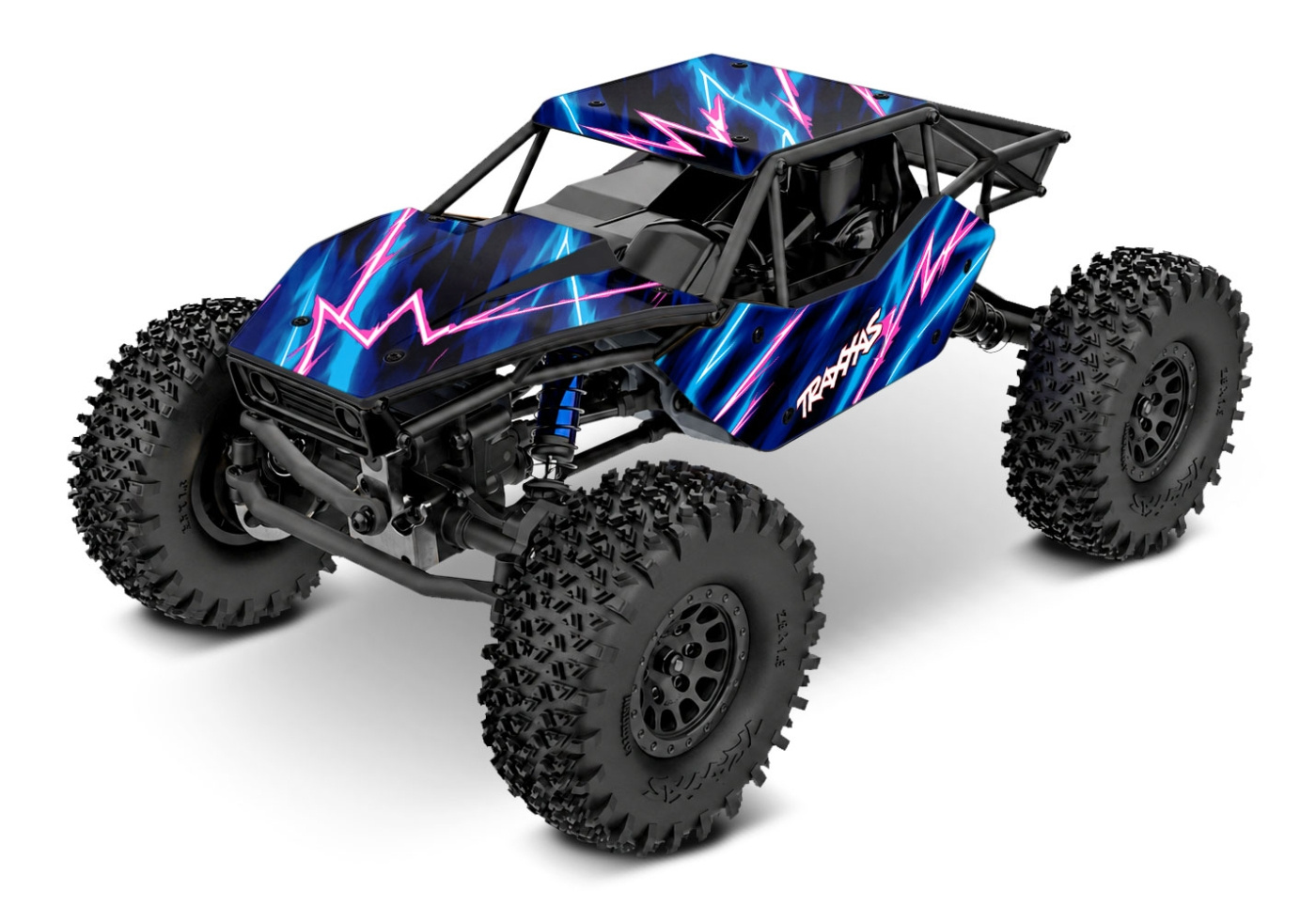 Traxxas TXC-4M 1/18 Extreme Crawler Blå RTR - 3S LiPo/USB Laddare