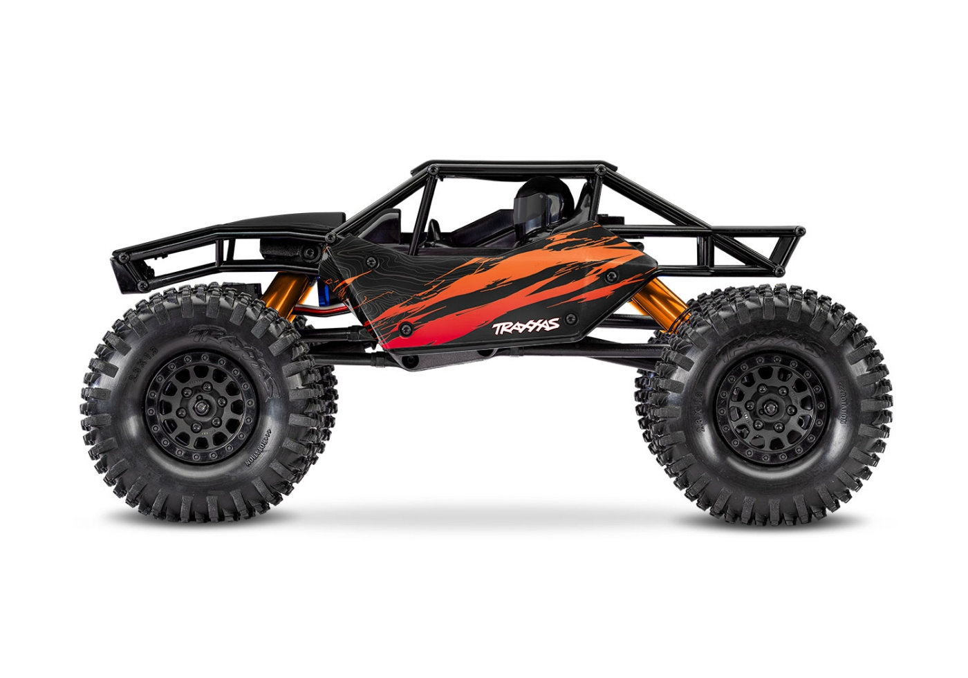 Traxxas TXC-4M 1/18 Extreme Crawler Orange RTR - 3S LiPo/USB Laddare