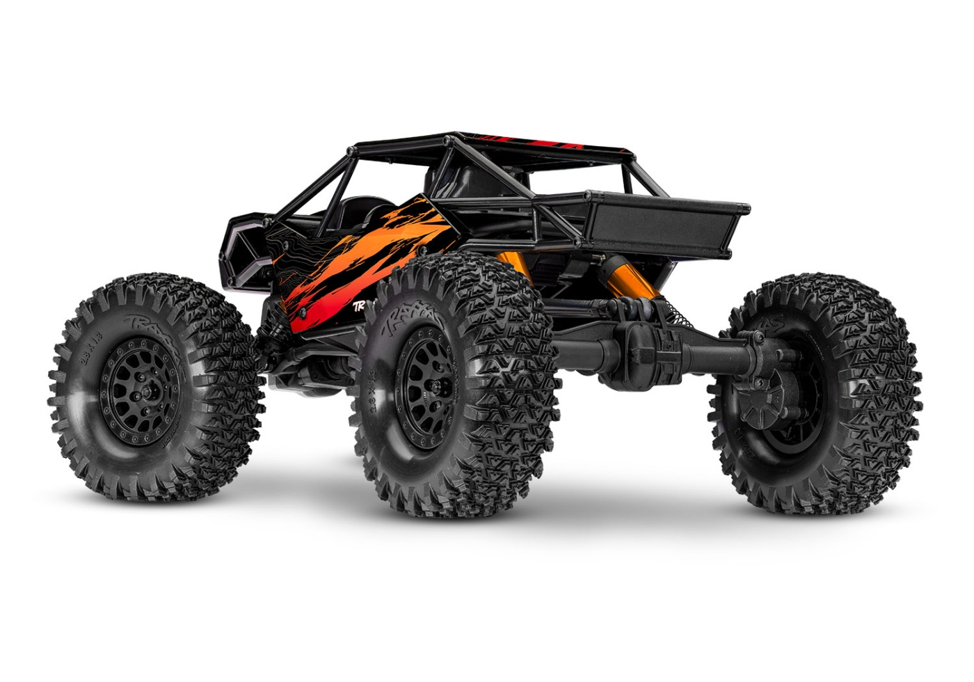Traxxas TXC-4M 1/18 Extreme Crawler Orange RTR - 3S LiPo/USB Laddare