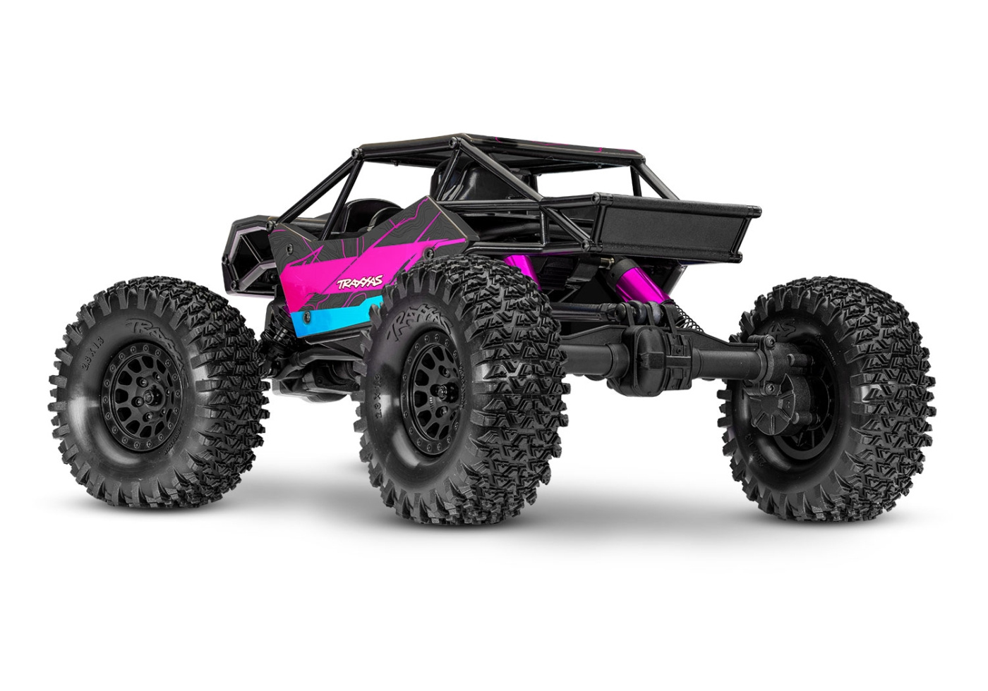 Traxxas TXC-4M 1/18 Extreme Crawler Rosa RTR - 3S LiPo/USB Laddare