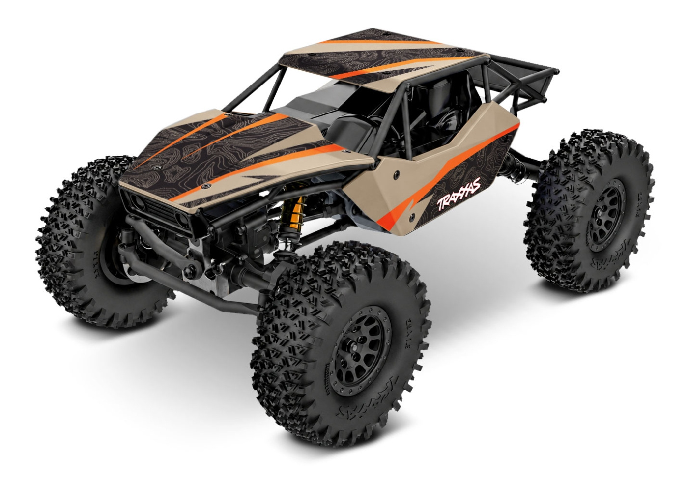Traxxas TXC-4M 1/18 Extreme Crawler Tan RTR - 3S LiPo/USB Laddare