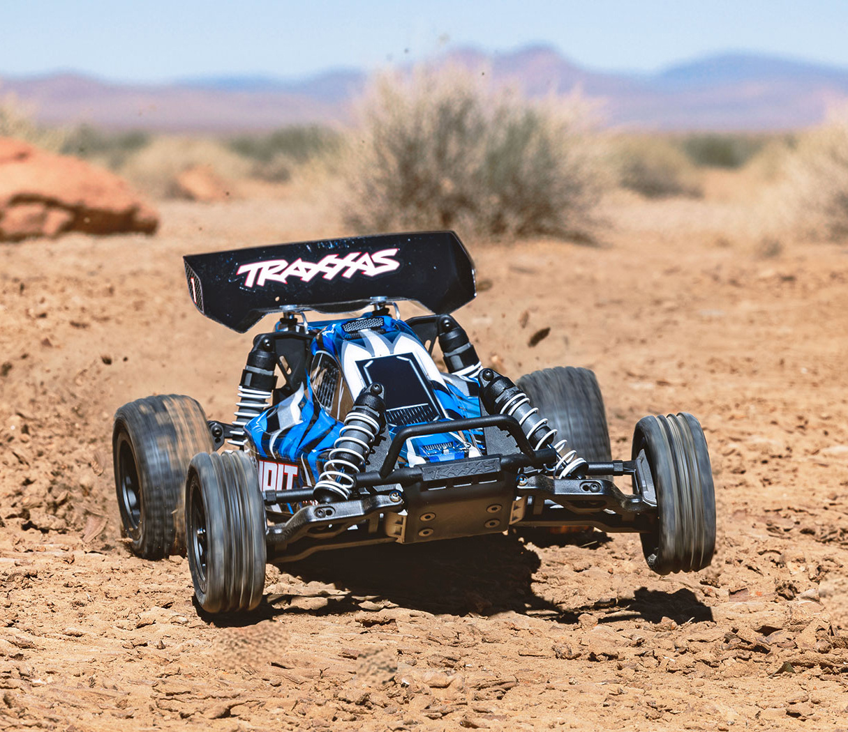 Traxxas Bandit 2WD 1/10 RTR EHD Blue-X USB-C Laddare/ 7-cell NiMH 3000mAh
