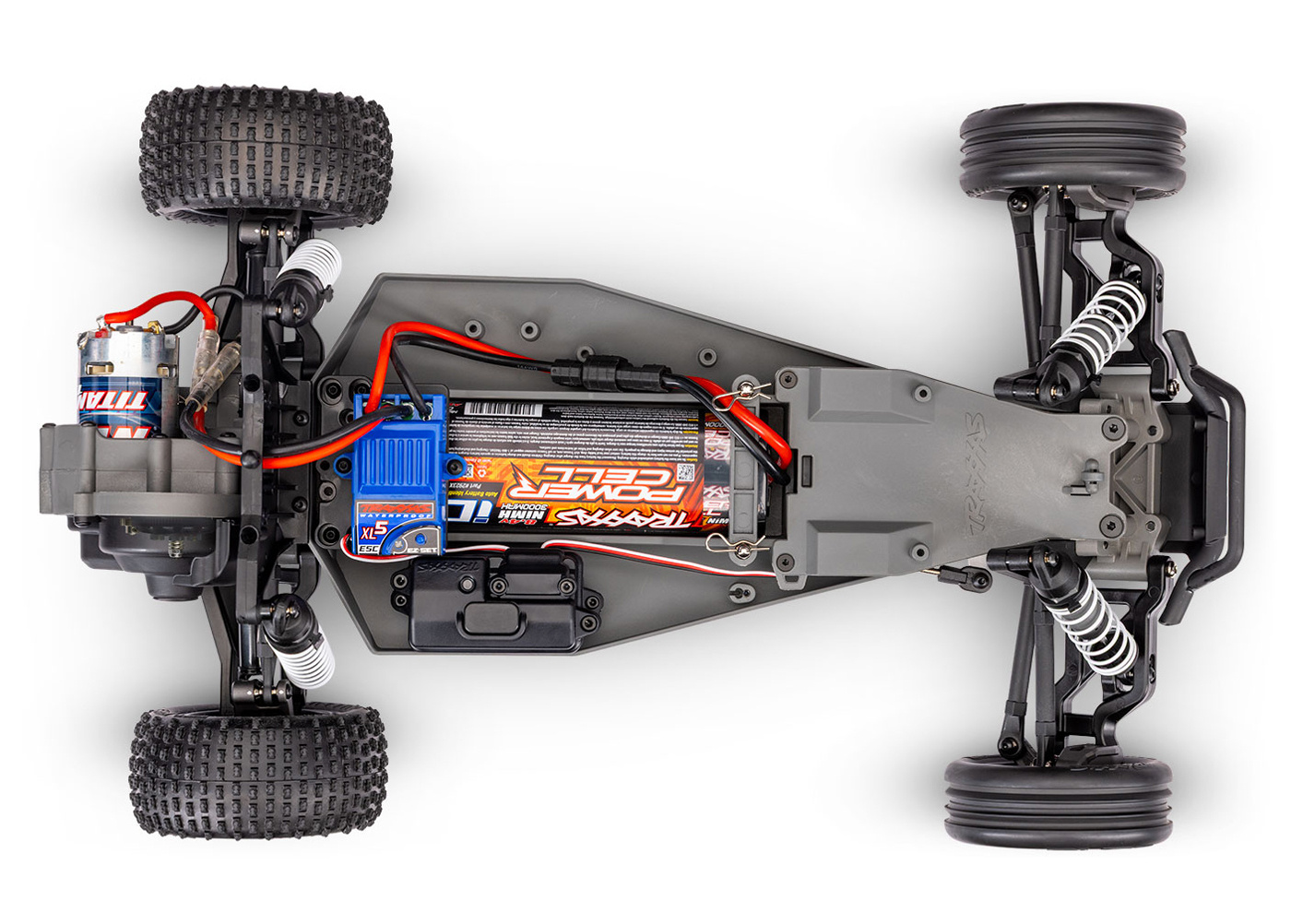 Traxxas Bandit 2WD 1/10 RTR EHD Blue-X USB-C Laddare/ 7-cell NiMH 3000mAh