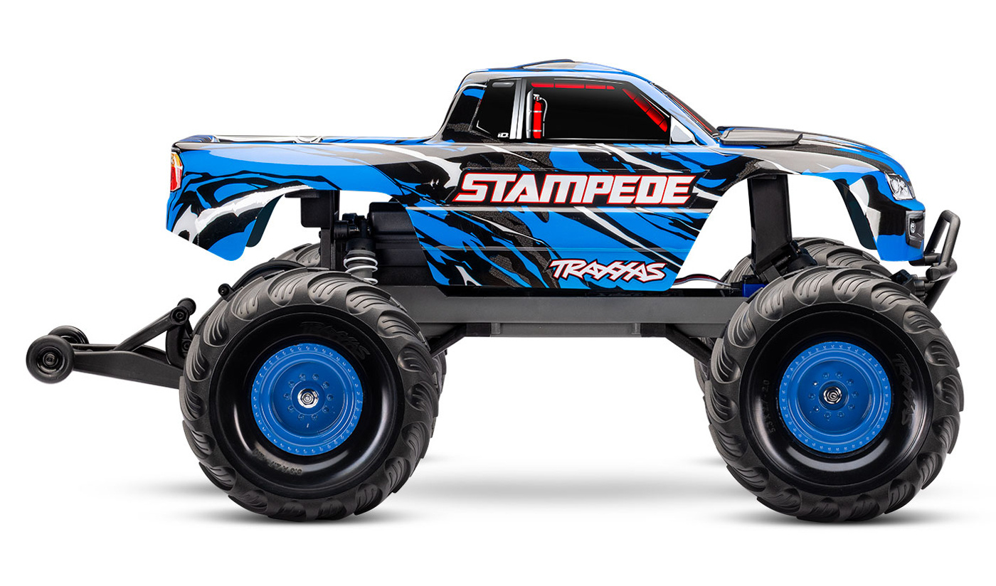 Traxxas Stampede 2WD 1/10 RTR Blå-X 7-cell NiMH Batteri & USB-C Laddare