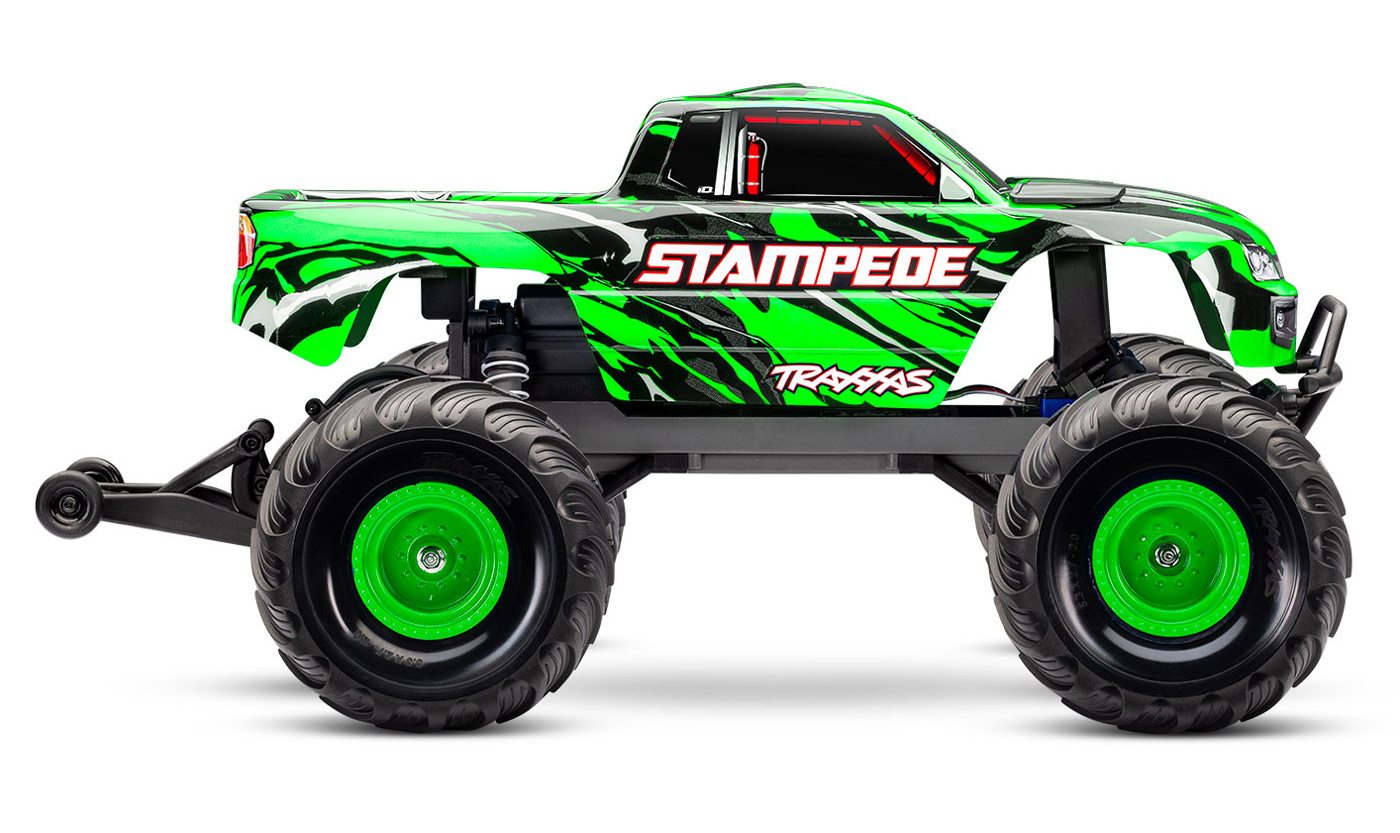 Traxxas Stampede 2WD 1/10 RTR GrönX NiMh Batteri & USB-C Laddare