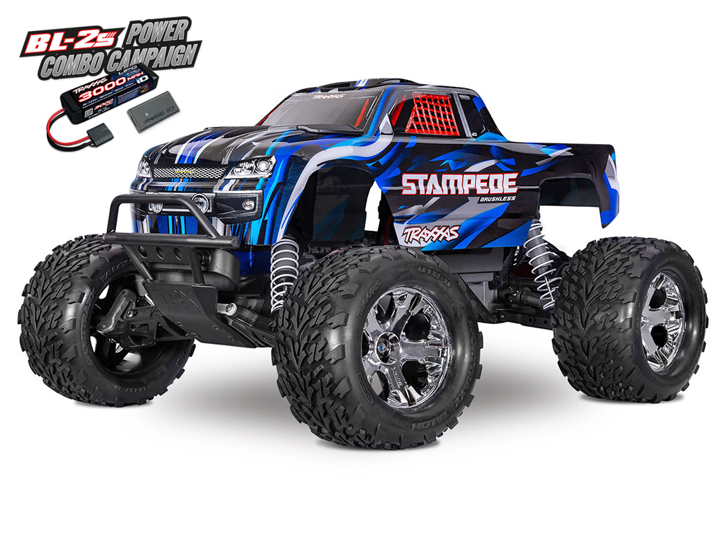 Traxxas Stampede 2WD BL-2s HD 1/10 Blå