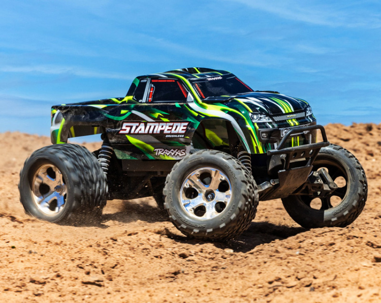 Traxxas Stampede 2WD BL-2s HD 1/10 Grön