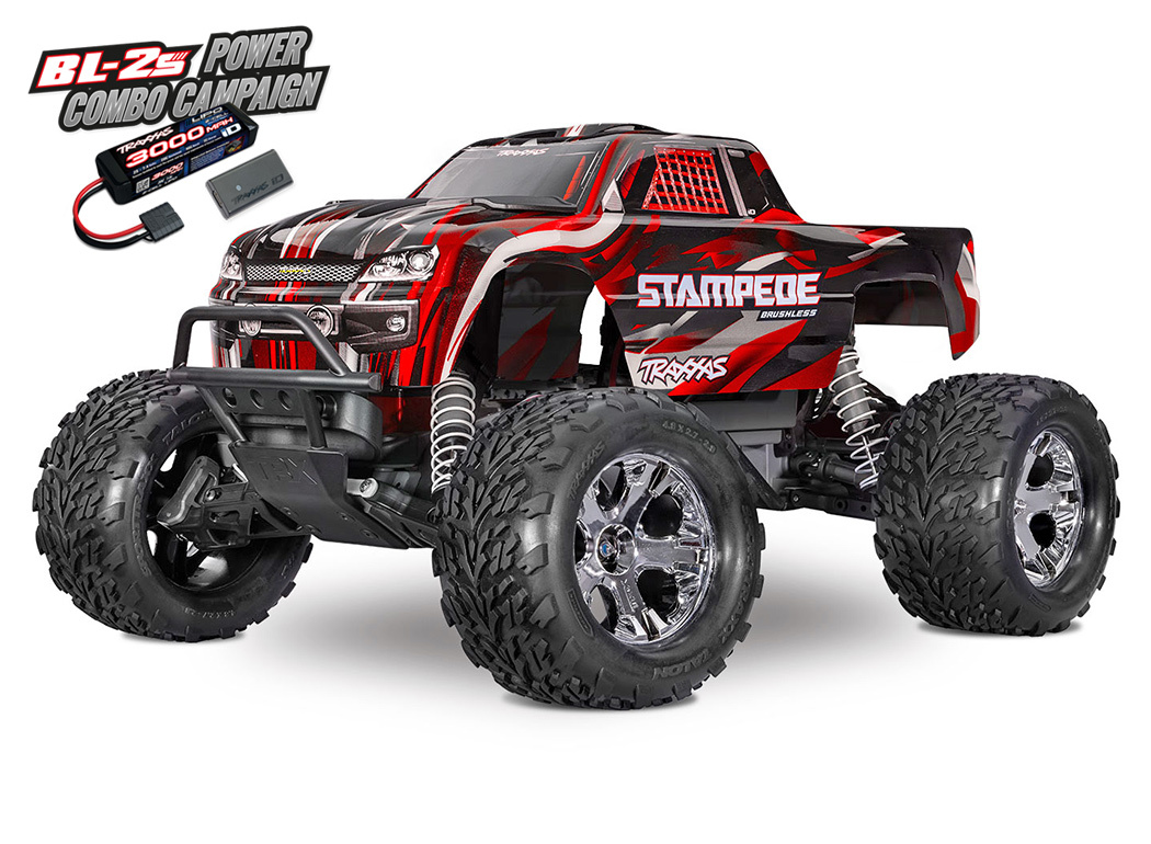 Traxxas Stampede 2WD BL-2s HD 1/10 Röd