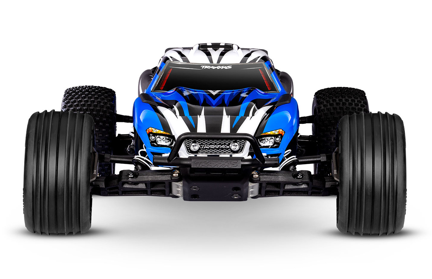Traxxas Rustler 2WD 1/10 RTR TQ EHD Blå-X - Batteri/USB-C Laddare