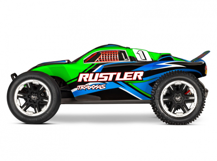 Traxxas Rustler 2WD EHD 1/10 Grön